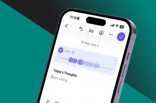 Image for Add Voice Memos to the Journal App on iPhone