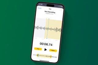 Image for article: How to Edit a Voice Memo