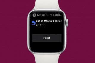 Image for article: How to Print from Apple Watch