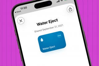 Image for How to Use the Hidden Water Eject Shortcut on iPhone