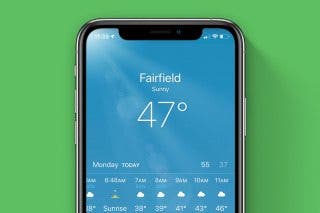 Image for article: How to Check the Weather Forecast on Your iPhone