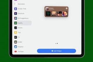 Image for article: How to Add, Edit & Delete iPad Widgets in Today View