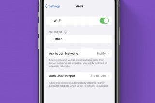Image for article: Why Won’t My iPhone Connect to Wi-Fi Automatically?