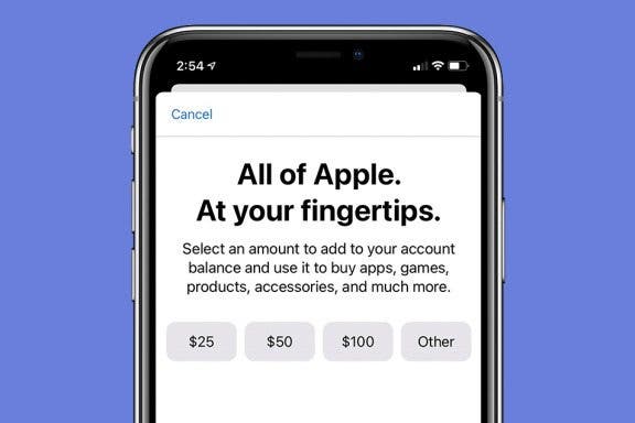 Image for article: How to Add Funds to Your Apple ID Account on an iPhone, iPad, or Mac