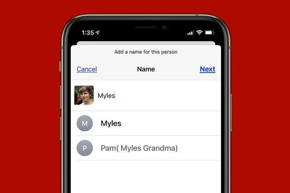 Image for article: How to Add a Name to the People Album in Photos on iPhone