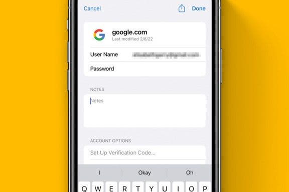 Image for article: How to Add Notes to iCloud Keychain