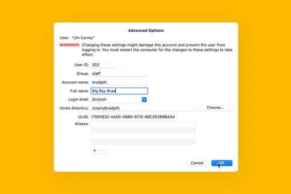 Image for article: How to Change Admin Name on Mac