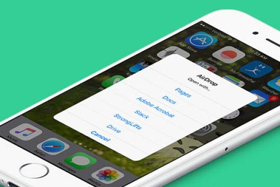 Image for article: How to AirDrop Photos & Other Files  from iPhone to Mac (or Transfer Them via iTunes