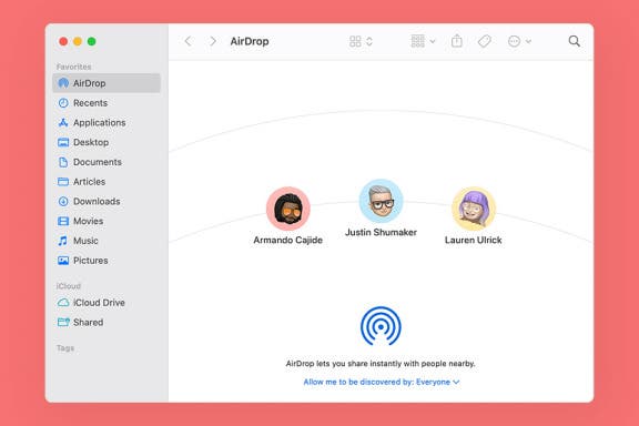 Image for article: How to Turn On AirDrop on Mac & MacBook