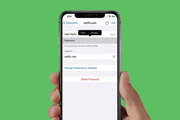Image for article: How to Share a Password Securely with AirDrop