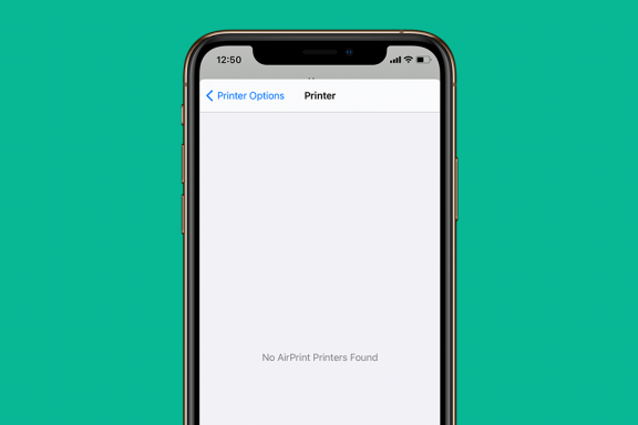 Image for article: SOLVED: No AirPrint Printers Found