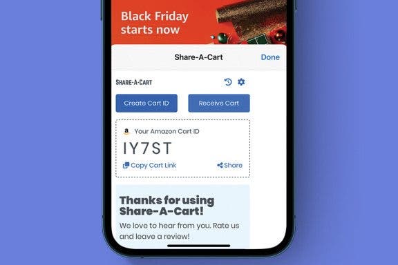 Image for article: Solved: How to Share a Cart on Amazon
