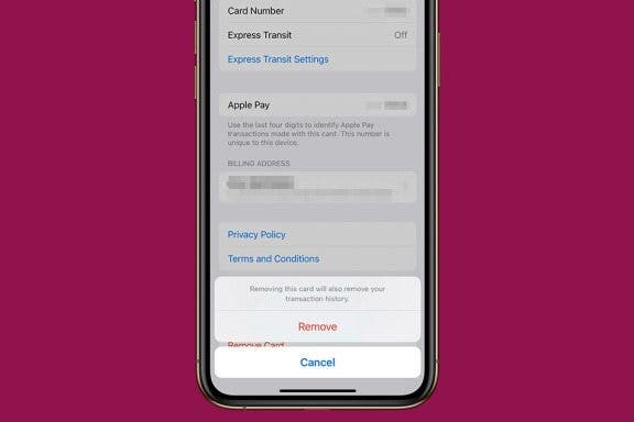Image for article: Can You Delete Apple Pay Transactions? Here's What You Can Do