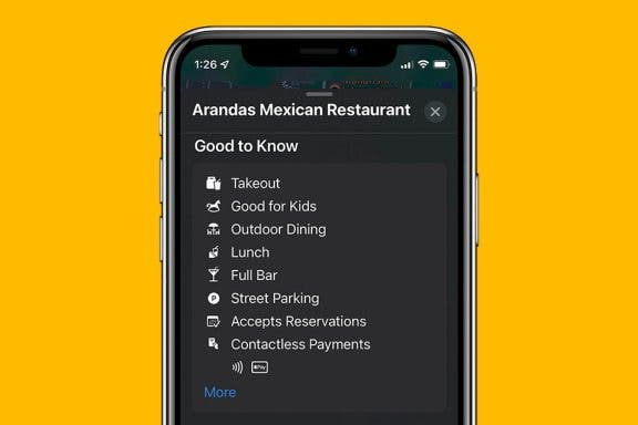 Image for article: How to Find Stores That Accept Apple Pay in Maps on iPhone