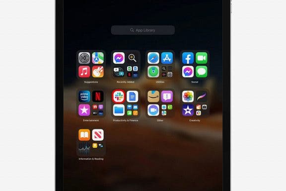 Image for article: iPad App Library: How to Find & Use this Feature