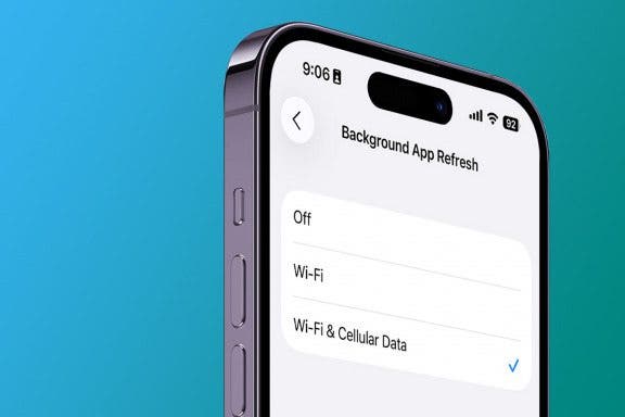 Image for article: Change Background App Refresh to Wi-Fi Only on iPhone