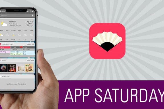 Image for article: Check Your Weekly Schedule at a Glance with This Calendar Widget App
