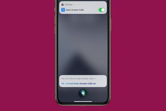 Image for article: Siri Can Enable Auto Answer iPhone 