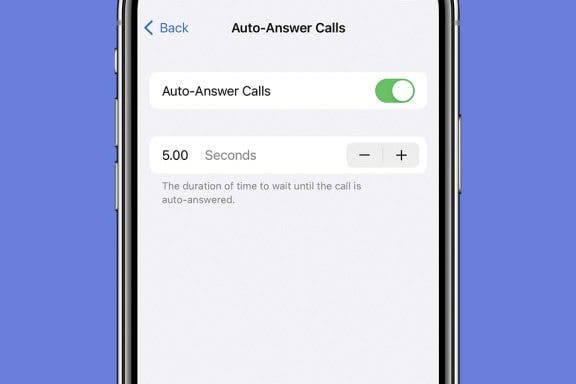 Image for article: How to Use iPhone's Auto-Answer Calls Setting