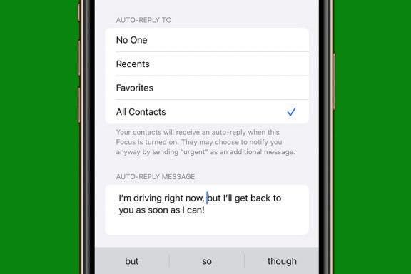 Image for article: How to Auto Reply to Texts on iPhone