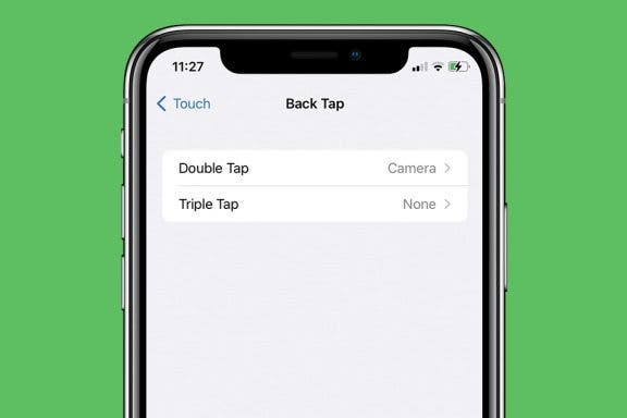 Image for article: Use Back Tap to Quickly Open Your iPhone Camera