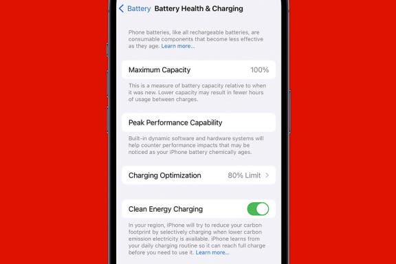 Image for article: How to Check Your iPhone’s Battery Health