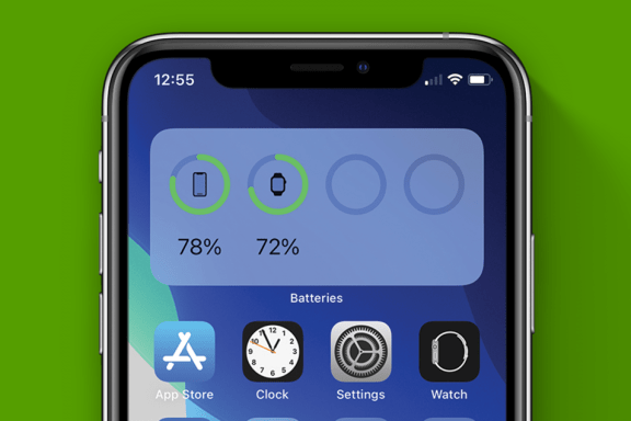 Image for article: How to Show Battery Percentage in the iPhone Battery Widget
