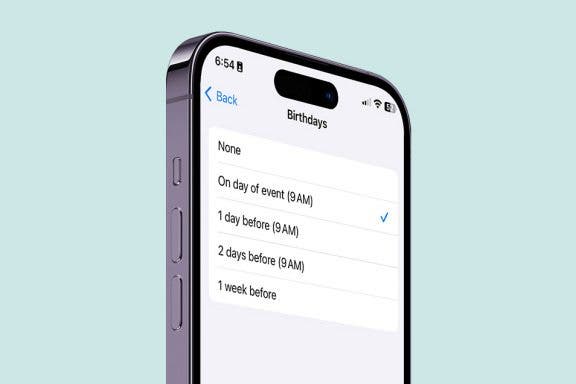 Image for article: How to Get Automatic Birthday Reminders on iPhone