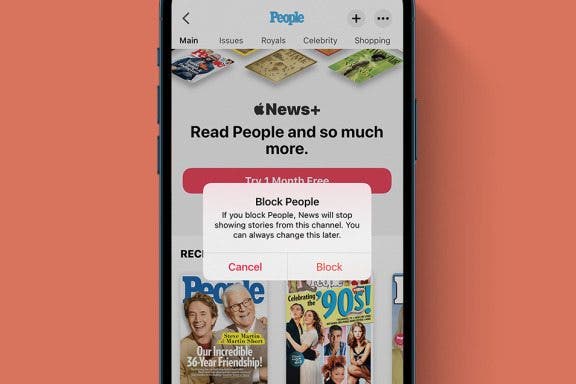 Image for article: How to Block a Channel in Apple News on iPhone