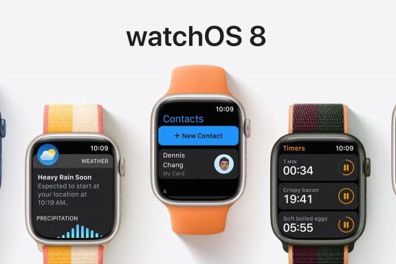 Image for article: watchOS 8 Update: New Apple Watch Features & Release Date
