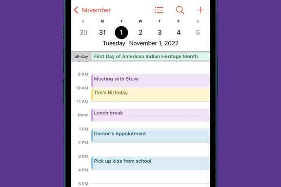 Image for article: How to Change Calendar Color on iPhone
