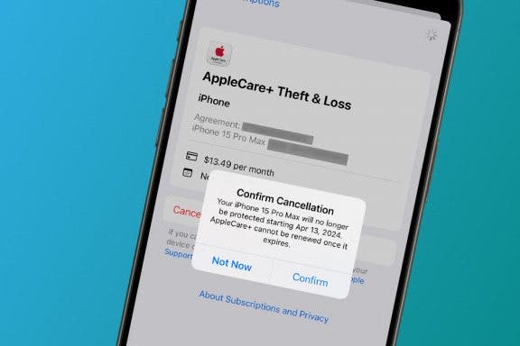 Image for article: How to Cancel AppleCare Plus for iPhone & Get a Refund