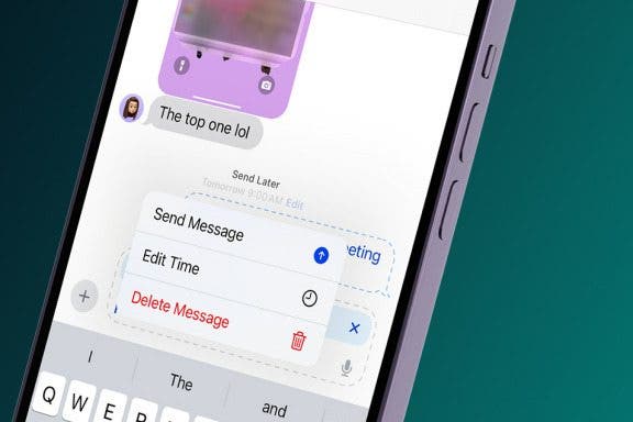 Image for article: How To Cancel a Scheduled Text (iOS 18)