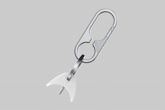 Image for article: Review: JURA's Compact Carabiner Attaches Directly to Your AirPods Case