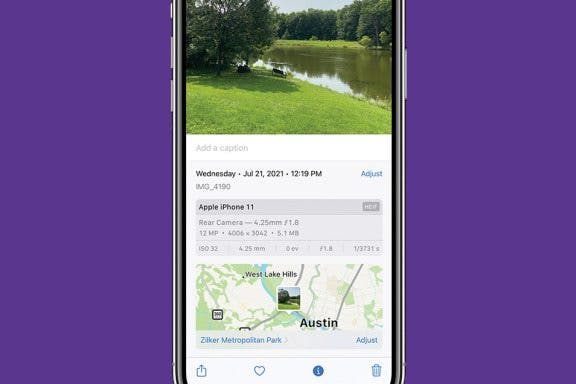 Image for article: How to Change the Date & Time Stamp on Photos on iPhone