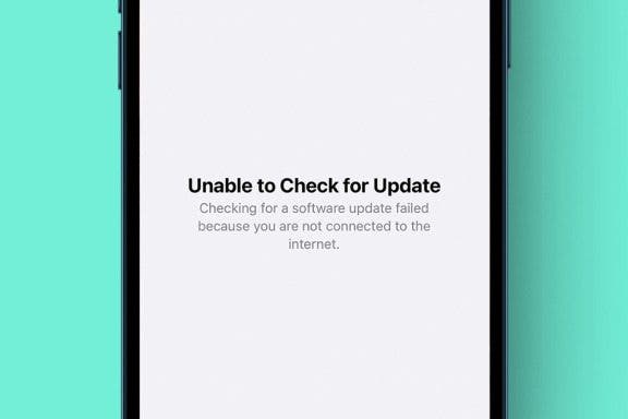 Image for article: Solved: iPhone Unable to Check for Update