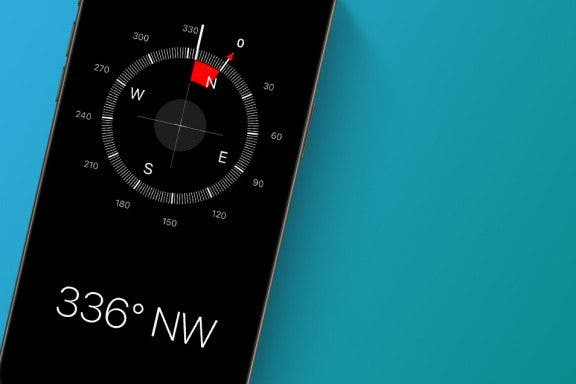 Image for article: How to Use the Compass on an iPhone
