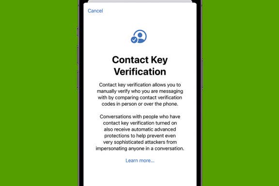 Image for article: iMessage Contact Key Verification Explained