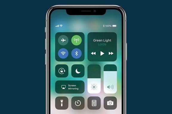Image for article: Quickly Access Settings from Your iPhone’s Control Center