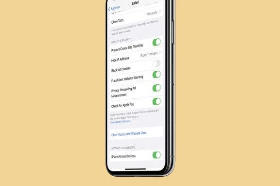 Image for article: How to Enable Cookies on Your iPhone