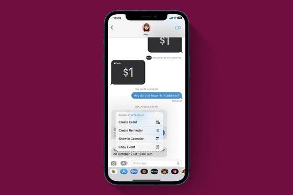 Image for article: How to Add Event to iPhone Calendar from a Text Message