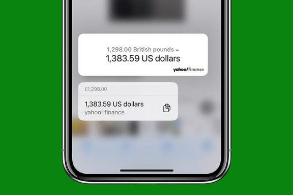 Image for article: How to Convert Currency with Live Text on iPhone