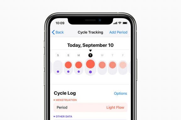 Image for article: How to Track Your Period with Cycle Tracking in the iPhone Health App