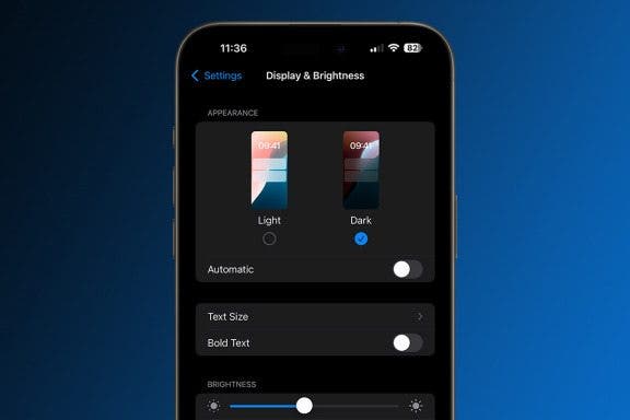 Image for article: How to Turn On Dark Mode on iPhone