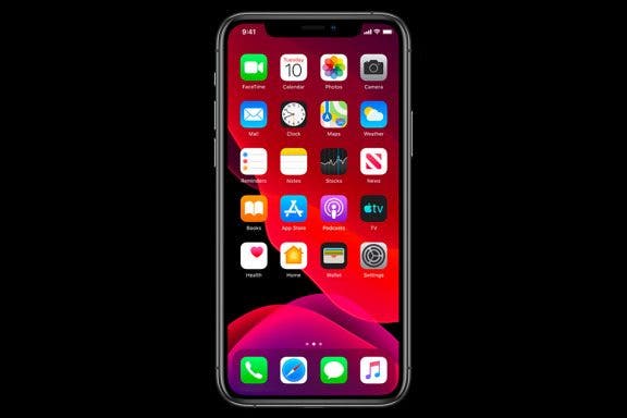 Image for article: How to Change to Dark Mode Wallpaper on the iPhone & iPad (Updated for iOS 14)