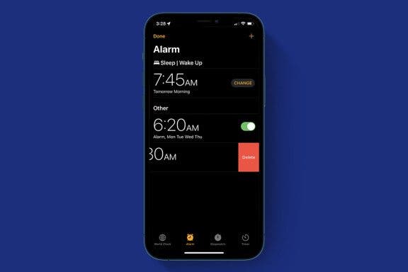 Image for article: How to Quickly Delete an Alarm from Your iPhone