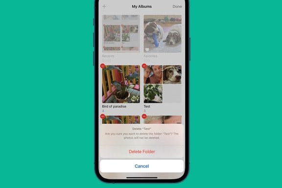 Image for article: How to Delete Photo Albums on iPhone