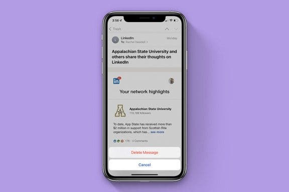 Image for article: How to Avoid Permanently Deleting Mail by Accident on Your iPhone