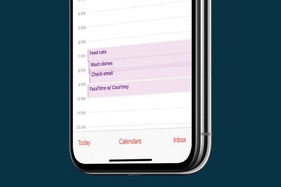 Image for article: How to Widen the Display in Your iPhone's Daily Calendar
