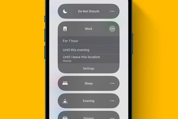 Image for article: Set Focus to Turn Off When Leaving Your Current Location